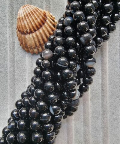 8 Mm Madagaskar Akik Dogal Tas Boncuk 514