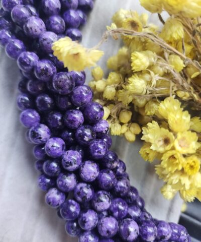 8 Mm Mor Ceyt Kuvars Tasi