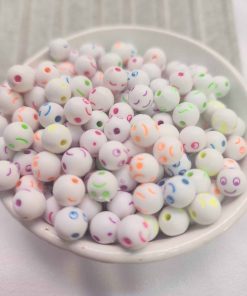 8 MM Neon Emoji Boncuklar