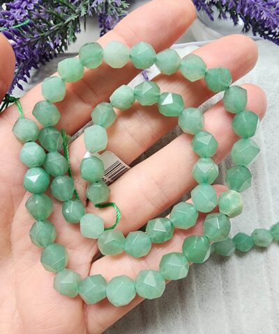 8 Mm Piramit Kesim Aventurin Dogal Tasi