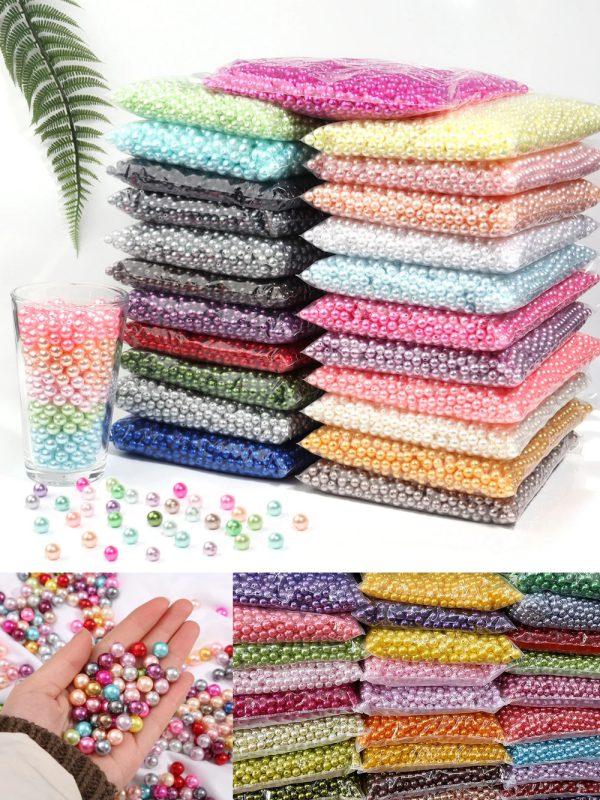 8 MM Renkli Lüx Plastik İnci