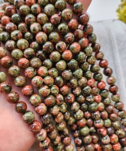 8 MM Küre Rodonit Ceyt Kuvars Taşı