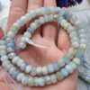 8 Mm Rondela Akuamarin Dogal Tas