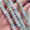 8 Mm Rondela Akuamarin Dogal Tas 2