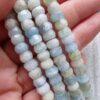 8 Mm Rondela Akuamarin Dogal Tas 3
