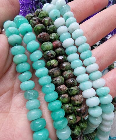 8 Mm Rondela Faset Kesim Dogal Tas 2