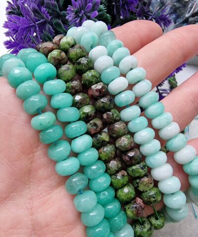 8 Mm Rondela Faset Kesim Dogal Tas 3