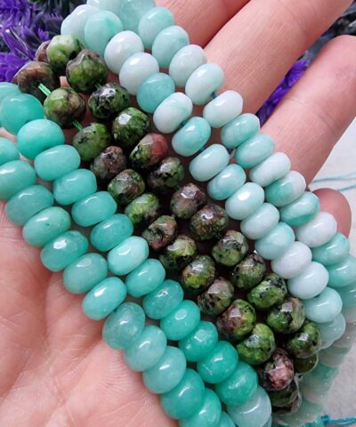 8 Mm Rondela Faset Kesim Dogal Tas