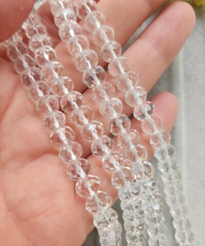 8 Mm Rondela Kristal Kuvars Tasi 2