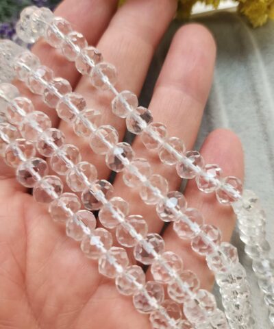 8 Mm Rondela Kristal Kuvars Tasi 3