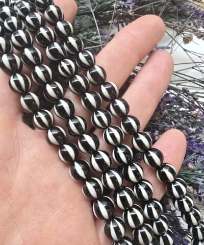 8 Mm Tibet Akik Tasi Dogal Boncuk 509