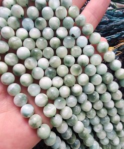 8 MM Yeşil Anjelit Doğal Taş