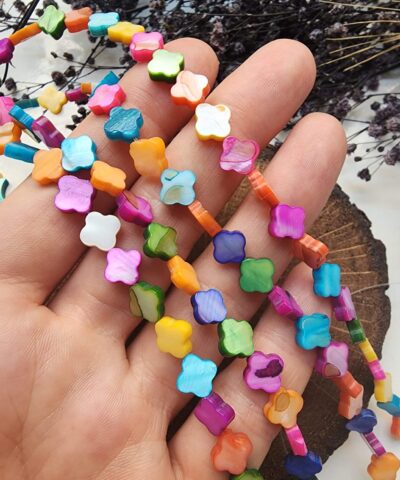 8 Mm Yonca Sedef Dogal Renkli 2