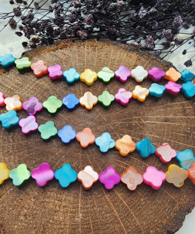 8 Mm Yonca Sedef Dogal Renkli