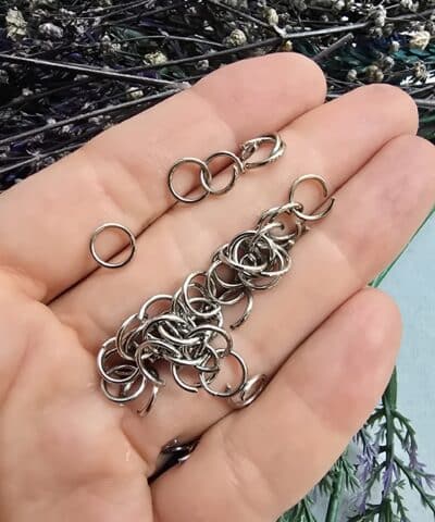 8x1 Mm Stainless Steel Kalin Etli Celik Halka Gumus