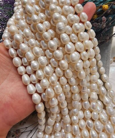 8x10 MM Yumurta Barok Doğal İnci