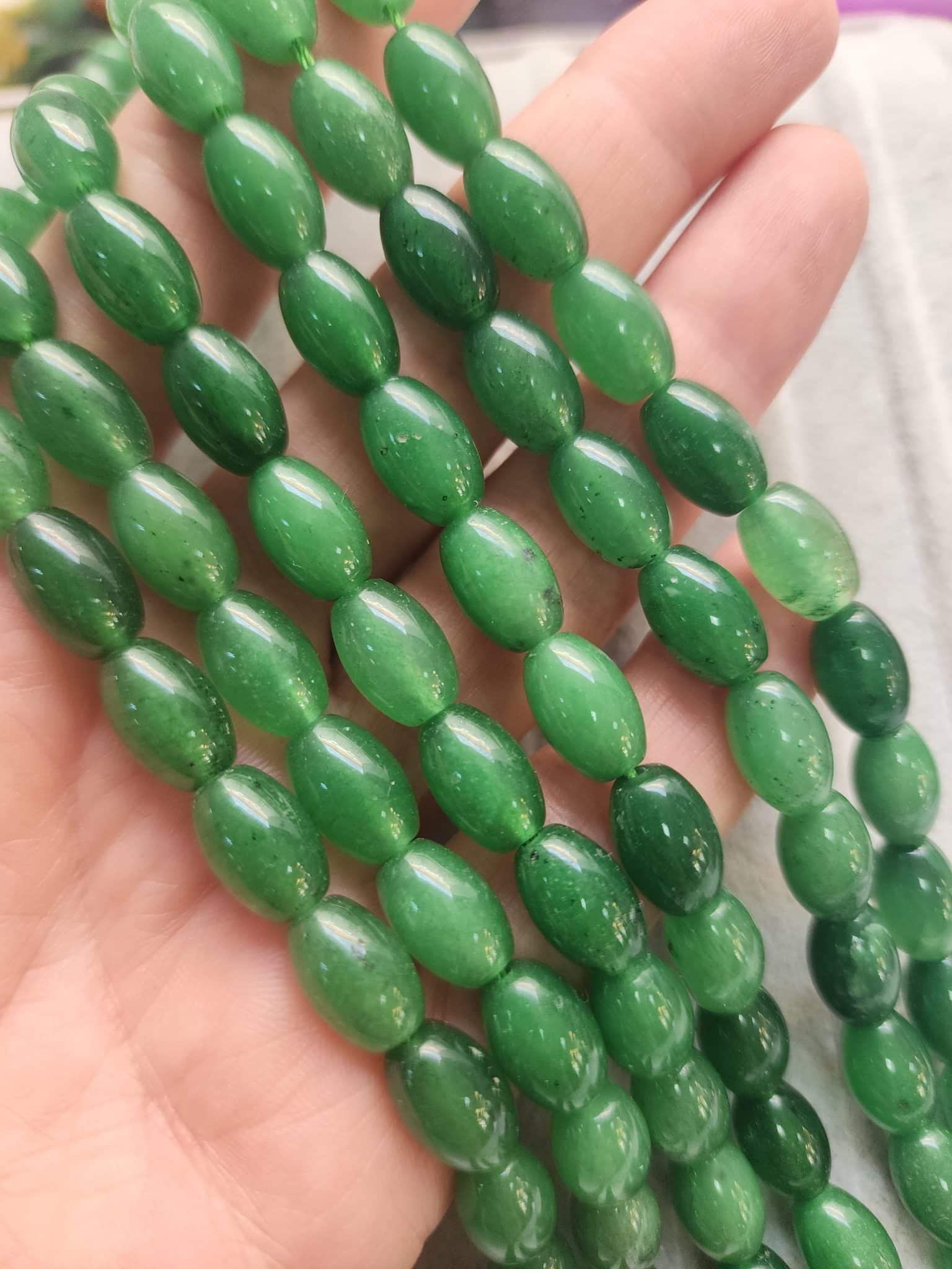 8x12 Arpa Aventurin Renkli Kuvars Tasi