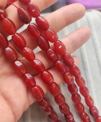 8x12 Dilimli Arpa Akik Renkli Kuvars Tasi