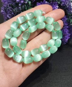 8x12 MM Yeşil Silindir Selenit Taşı