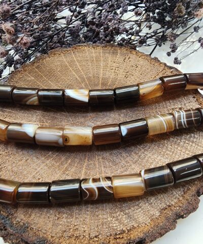 8x12 Silindir Kesme Akik Dogal Tas