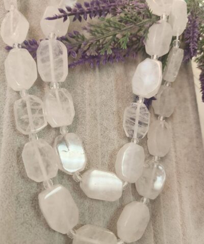 8x13 Mm Dikdortgen Kristal Kuvars Tasi