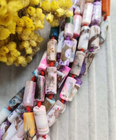 8x20 Mm Silindir Mix Akik Tasi