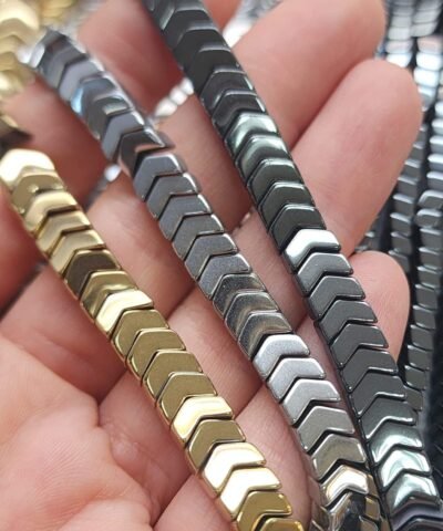 8X4 MM Çavuş Hematit Doğal Taş Boncuk