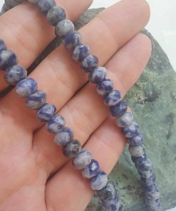 8x5 MM Faset Rondela Sodalit Taşı