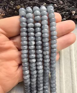 8x5 MM Rondela Akuamarin Ceyt Kuvars Taşı