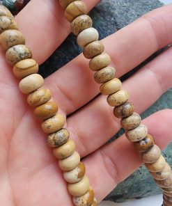8x5 MM Rondela Odun Jasper Taşı