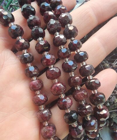 8x6 MM Granat Taşı Faset Rondela