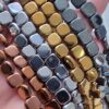 8x8 Mm Ezme Kare Hematit Dogal Tas