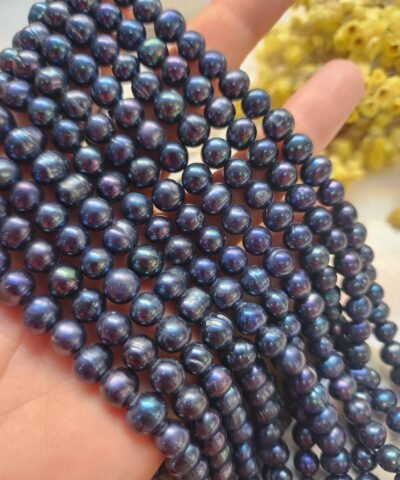 10 MM Premium Siyah Doğal İnci AAA