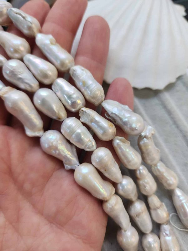 9x20 Mm Damla Barok İnci 2