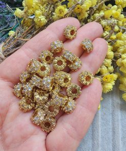 9x4 MM Zirkon Taşlı Çelik Güneş Silindir