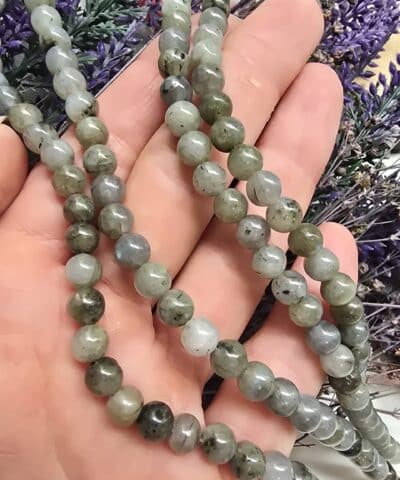 Labradorit Doğal Taş Dizi - 6 MM