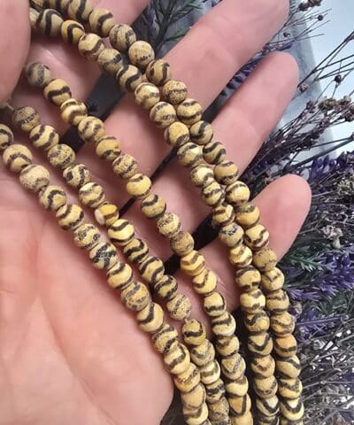 6 MM Tibet Akik Taşı Doğal Boncuk - 511