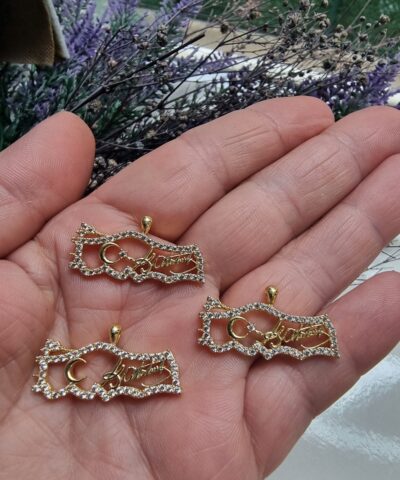 Kemal Atatürk İmzalı Zirkon Taşlı kolye Ucu