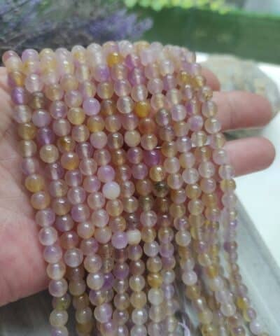 6 MM Faset Morganit Ceyt Kuvars Taşı