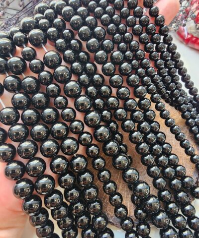 Aaa Oniks Parlak Siyah Dogal Tas Dizi