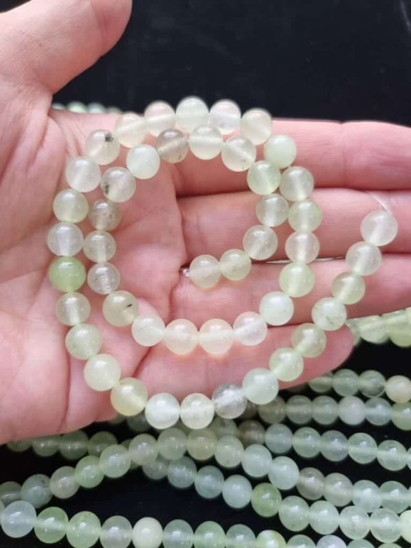 Acık Yeşil Ceyt Doğal Taş 8 mm - Görsel 3