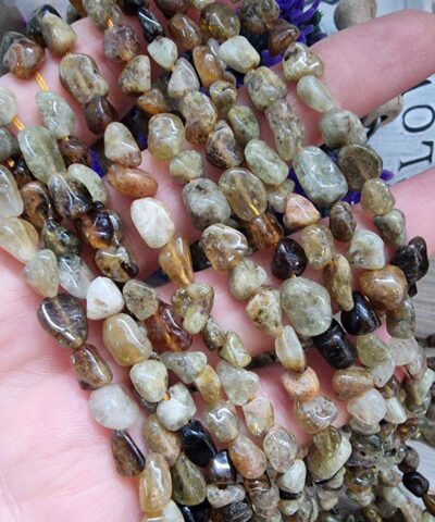 Afrika Zeberced Peridot Amorf Dogal Tas 2