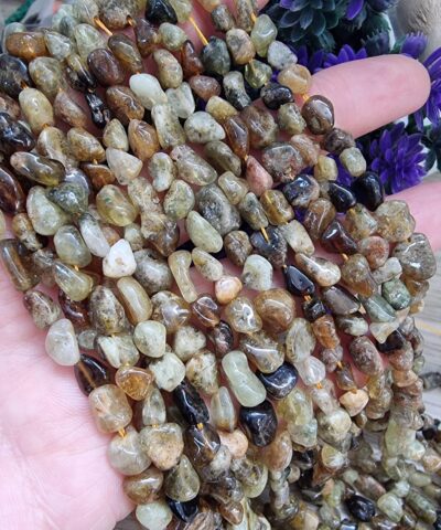 Afrika Zeberced Peridot Amorf Dogal Tas 4
