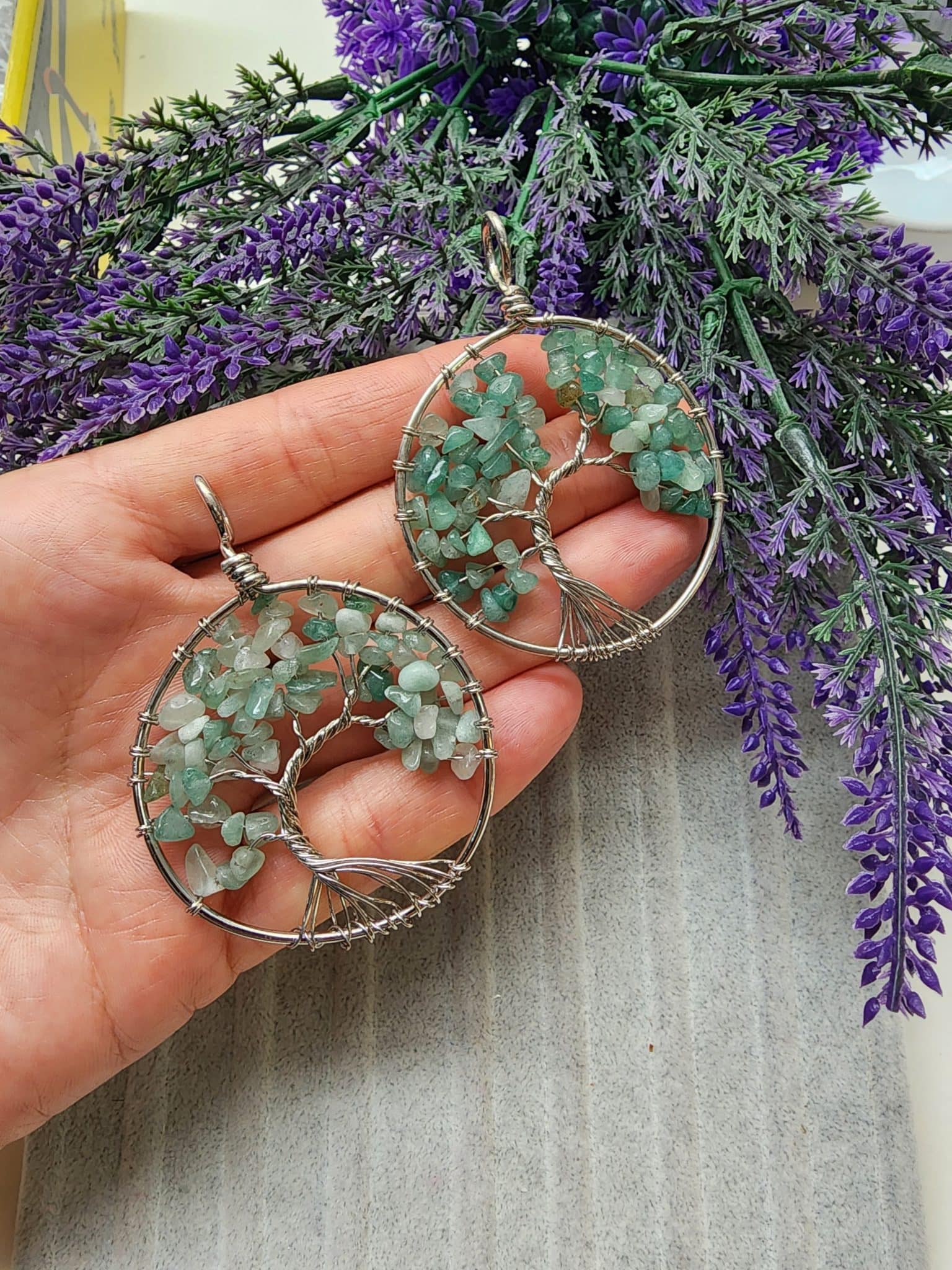 Agac Kirik Aventurin Tasi Kolye Ucu 2