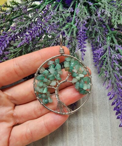 Agac Kirik Aventurin Tasi Kolye Ucu 4