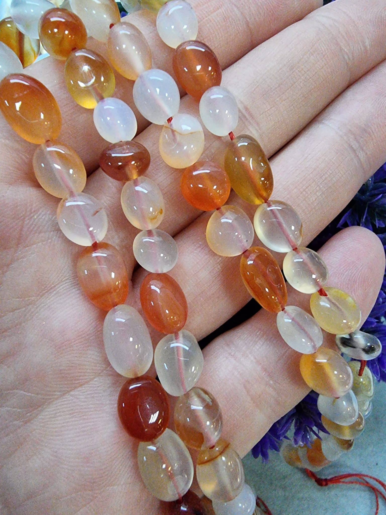 Akik Dogal Tas Dizi Amorf Sekilli 2