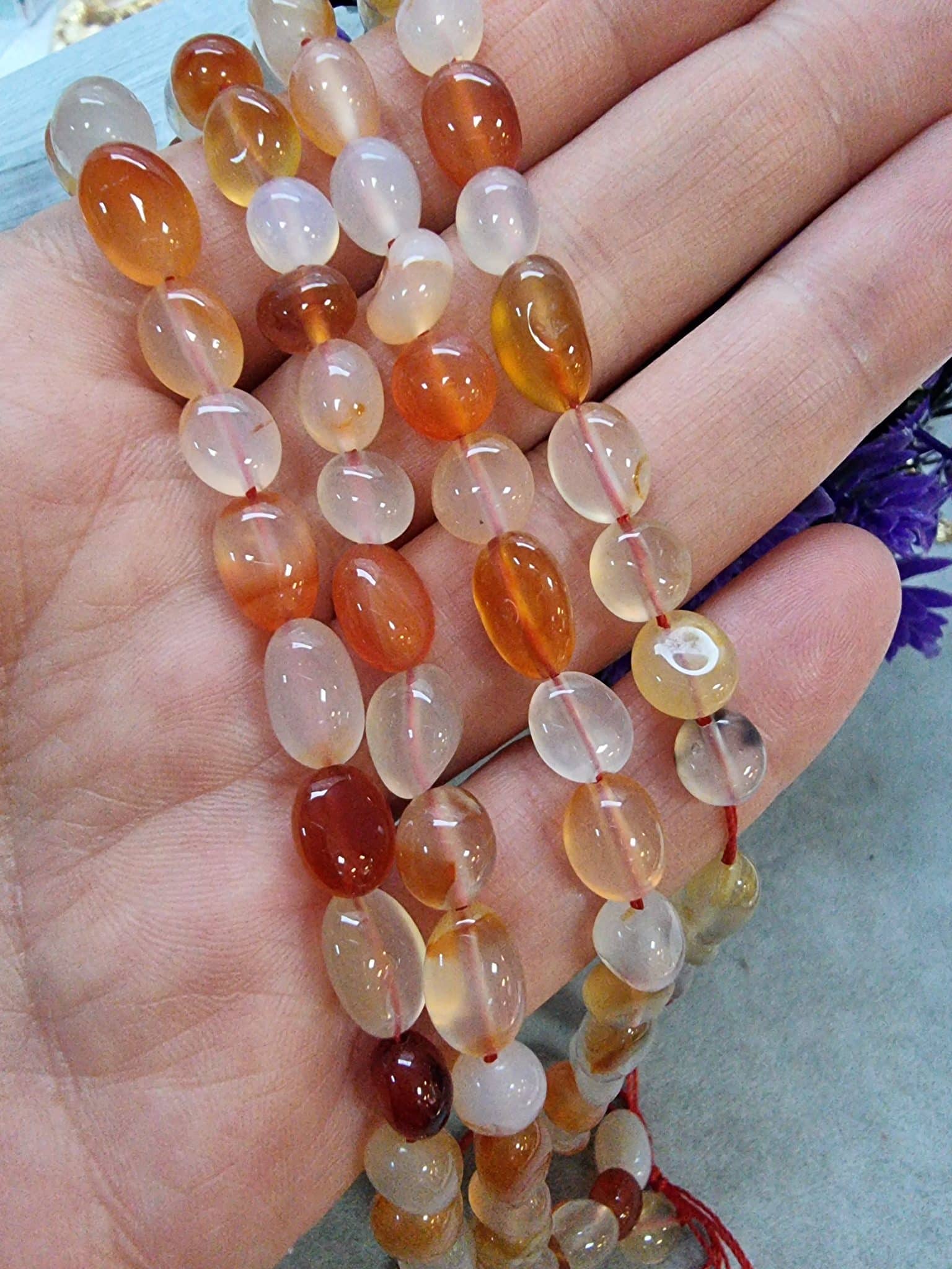 Akik Dogal Tas Dizi Amorf Sekilli 3