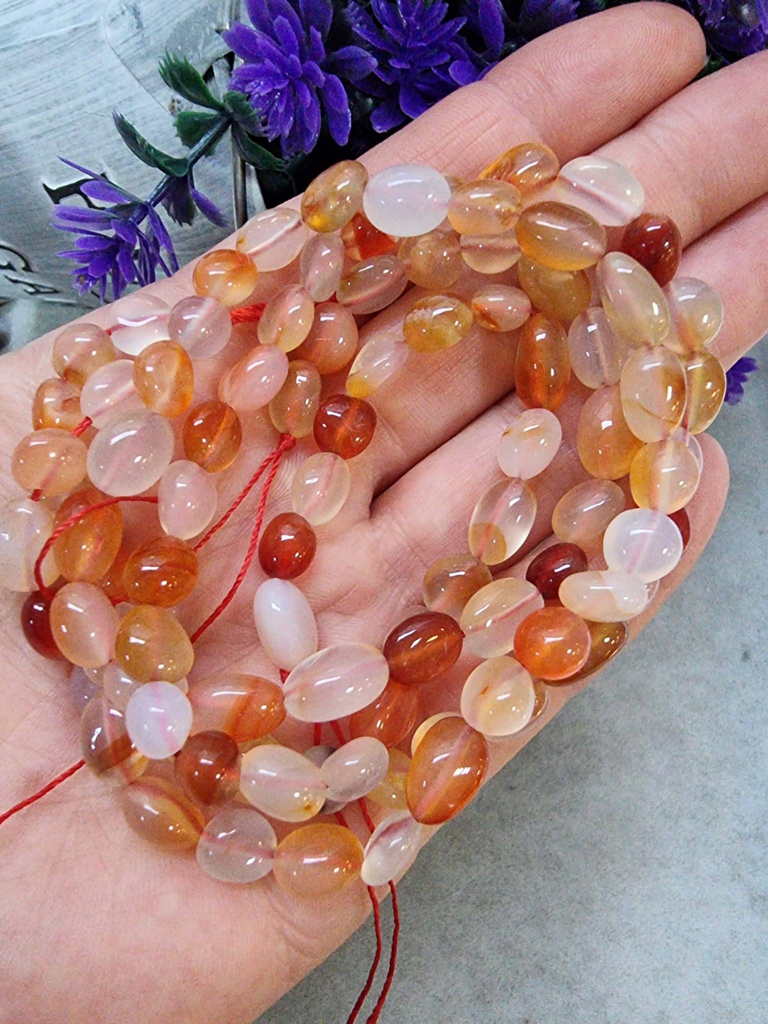 Akik Dogal Tas Dizi Amorf Sekilli