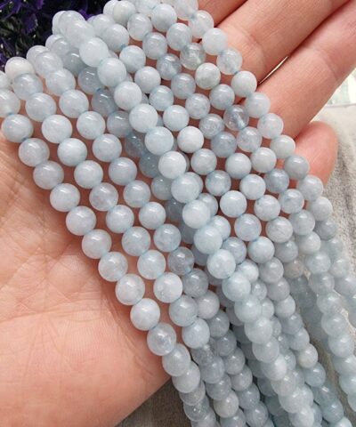 Akuamarin Dizi Dogal Tas 6 Mm