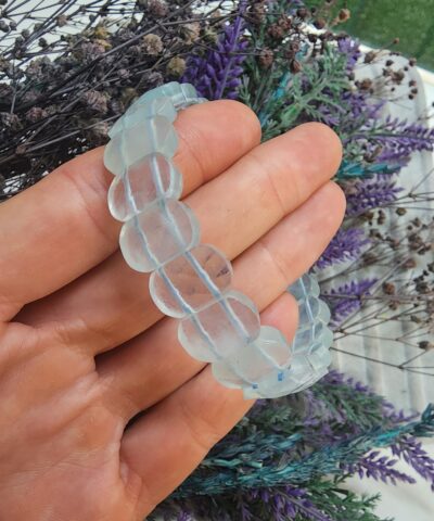 Akuamarin Doğal Taş Bileklik